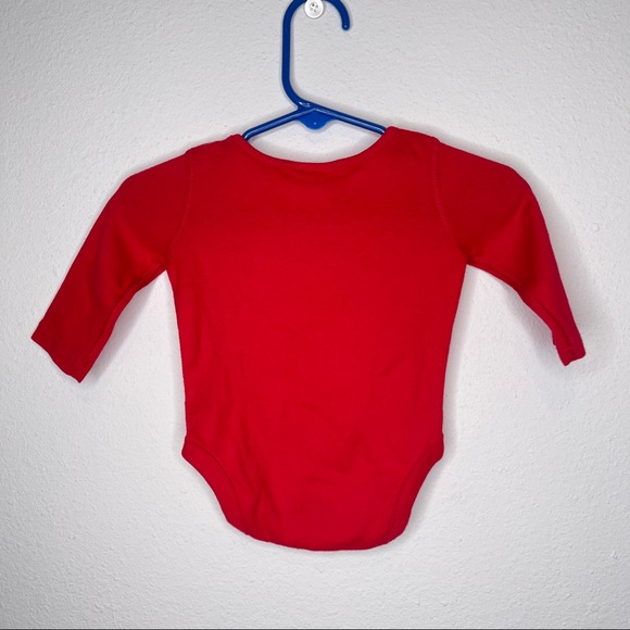 Nee hanna Andersson bodysuit sz 0-3 mo red - Picture 2 of 2